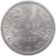 WEIMARER REPUBLIK 500 MARK 1923 F  #MA 098613 - 200 & 500 Mark