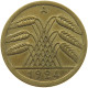 WEIMARER REPUBLIK 50 PFENNIG 1924 A  #MA 021933 - 50 Rentenpfennig & 50 Reichspfennig