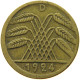 WEIMARER REPUBLIK 5 RENTENPFENNIG 1924 D DEZENTRIERT #MA 099012 - 5 Rentenpfennig & 5 Reichspfennig