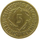 WEIMARER REPUBLIK 5 PFENNIG 1936 E  #MA 099016 - 5 Rentenpfennig & 5 Reichspfennig
