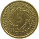 WEIMARER REPUBLIK 5 PFENNIG 1936 E  #MA 099008 - 5 Renten- & 5 Reichspfennig