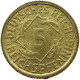 WEIMARER REPUBLIK 5 PFENNIG 1936 D  #MA 099007 - 5 Rentenpfennig & 5 Reichspfennig