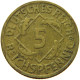 WEIMARER REPUBLIK 5 PFENNIG 1924 J DEZENTRIERT #MA 099015 - 5 Renten- & 5 Reichspfennig