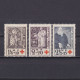 FINLAND 1933, Sc# B12-B14, Semi-postal Stamps, Famous People, Religion, MH - Neufs