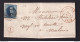 DDAA 593 -- Lettre TP Médaillon Déf. 20 C  Barres 66 JODOIGNE 1856 Vers MALINES - Boite L En Rouge De AUTRE-EGLISE - Landelijks Post