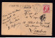 DDAA 175 - Carte-Vue TP Grosse Barbe Ambulant PAQUEBOTS BELGES Ostende-Douvres 1909 Vers LONDRES - Ambulante Stempels