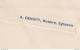 DDCC 105 -- J.O. ANVERS 1920 - Enveloppe TP Jeux Olympiques EGHEZEE 1921 - Variété De Surcharge Barre + Partie Voisine - Ete 1920: Anvers