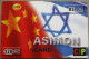 ISRAEL CIP 012 ASIMON FLAG TELECARD TELEPHONE PHONE TELEFONWERTKARTE PHONECARD CARTELA CARD CARTE KARTE KAPTA COLLECTOR - Israel