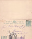 CYPRUS - POST CARD 1897 1/2 / 1/2 PENNY LARNACA - BARMEN/DE / 1293 - Zypern (...-1960)