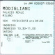 # Tiket - MODIGLIANI - Palazzo Ducale, Venezia - 2013 - Tickets D'entrée