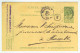 Entier Postal Armoirie INCOURT 1908  - Origine Et Cachet Privé CARRIERES De DONGELBERG  --  1534 - Cartes Postales 1871-1909