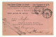 Carte FRANCHISE C.G.E.R. 1905 BXL à INCOURT Adressée à Monsieur GOFFIN à GLINES  --  1533 - Franchise