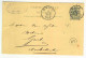 Entier Postal 5 C TAMISE à GAND 1892 Cachet Privé Notaire  --  1276 - Cartes Postales 1871-1909