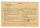 Carte De Service Caisse Epargne Postes TERNATH 1929  --  1277 - Franchise