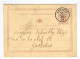 Entier 5c  Cachet Double Cercle GENAPPE 1876 Origine Manuscrite GLABAIS  --  2235 - Postcards 1871-1909