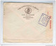 Lettre Affranchissement Mécanique BRUXELLES 1940 Vers TEL AVIV - Bande Et Cachet De Censure Palestine --  6/435 - Andere & Zonder Classificatie