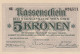 Österreic  5 Kronen  Kassenschein Der Stadtgemeinde Wien 1918  UNC - Algerien