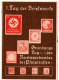 60806 - Deutsches Reich - 1936 - 3Pfg PGAKte "Tag Der Briefmarke '36" SoStp ASCHAFFENBURG - ... -> Coburg - Tag Der Briefmarke