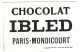 Chromo Image  Chocolat  Ibled  Mondicourt  62   - Troisieme Maternelle Par Mme Viger Lebrun - Ibled