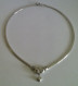 Collier Argent .835, Pendentif 6 Swarovski ** COMME NEUF ** - Necklaces/Chains