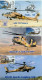 ISRAEL 2020 AIR FORCE HELICOPTERS ALL 9 LABELS ISSUED MAXIMUM CARDS SEE 3 SCANS - Unused Stamps