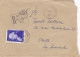 CARLO GOLDONI- WRITER, STAMP ON REGISTERED COVER, 1959, ROMANIA - Cartas & Documentos