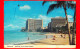 USA - Cartolina Viaggiata Nel 2015 Per L'Italia - Hawaii - Kuhio Beach - Waikiki Hotel Sheraton - Honolulu