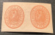 BOYD‘S CITY EXPRESS, New York 1856 2c Dull Orange, Sc.20L13 Pair XF Mint * O.g US Local Post (Eagle USA U.S Poste Locale - Postes Locales