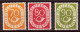 Germania 1951 Unif. 22/24 (**)/MNH F - Neufs