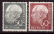 Germania 1954 Unif. 71A/B (**)/MNH F - Unused Stamps