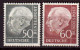 Germania 1954 Unif. 71A/B (**)/MNH F - Neufs