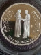 MAROC : 1985 - RARE Pièce Commémorative "en Argent" PROOF - La Visite Du Pape Jean-Paul II Au Maroc - Maroc