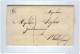 Lettre Précurseur ST NICOLAS 1843 Vers ST GILLIS WAES  - Boite Rurale R - Origine Manuscrite STEKENE  -  B1/385 - Correo Rural