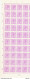 382/30 -- Lion Héraldique 3 C Papier Blanc 1026BP2 - Feuille Complète De 4 Panneaux = 400 Exemplaires. - 1951-1975 Heraldieke Leeuw