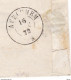 786/29 -- Etui De Lettre TP 30 WAEREGHEM 1872 Vers AVELGHEM - Boite Locale De Quartier MZ - Poste Rurale