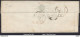 FRANCE N°14A SUR LETTRE AVEC CAD BOITE GARE DE BLOIS Bau AMBT 2 DU 28/04/1855 RR - 1853-1860 Napoleon III