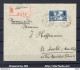 FRANCE N° 252 SEUL SUR LETTRE RECOMMANDÉE POUR SAINT AVOLD MOSELLE DU 15/05/1928 - Covers & Documents