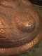 Delcampe - Ancien Bouclier Rondache Indo-Persan Dinanderie Cuivre Épais. Inde Indopersian Copper Shield - Oestliche Kunst