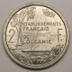 Océanie Française, 2 Francs Union Française, 1949 - French Polynesia