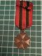 MEDAILLE PETIT MODULE DE DECORATION CIVIQUE 3EME CLASSE, COURAGE DEVOUEMENT OU HUMANITE, BELGIQUE - Belgien