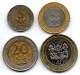 KENYA - Set Of Four Coins 5, 10, 20, 40 Shillings, Bimetallic, Year 1995-2003, KM # 30, 27, 32, 33 - Kenia