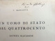 F. Marletta Con Autografo Un Uomo Di Stato Del Quattrocento Battista Platamone Santi Andò Palermo 1937 - Histoire, Biographie, Philosophie