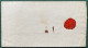 Lettre De PARIS 15 Janvier 1666 Marque Manuscrite (illisible) Pour BAGNOL + Taxe 5 Sols Fermeture Cachet De Cire R - ....-1700: Vorläufer