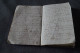 Delcampe - RARE Unique Manuscrit 1812,Oeuvres De Menuiserie,42 Pages, 16 Cm. Sur 10 Cm. - Manuscritos