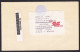 India: Registered Stationery Cover To Netherlands, 2004, Butterfly, Flower, ATM Machine Label At Back (traces Of Use) - Lettres & Documents