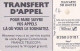 F275b - 07/1992 - TRANSFERT D'APPEL " Plage " - 50 GEM - 1992