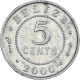 Monnaie, Belize, 5 Cents, 2000 - Belize