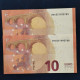 EURO SPAIN 10 V012A1 VB LAGARDE UNC, PAIR CORRELATIVE RADAR2 - 10 Euro