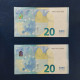 EURO BULGARIA 20 F002F2 FM LAGARDE UNC, PAIR CORRELATIVE - 20 Euro