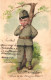 CHILD, BOY IN SOLDIER UNIFORM, HUMOROUS, POSTCARD - Cartes Humoristiques